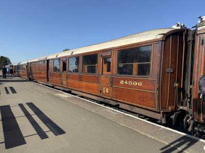 LNER24506 coach at Severn Valley Railway - Kidderminster. &copy; AJax