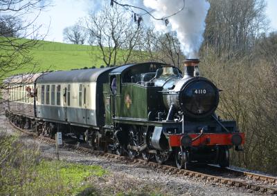 4110 steam at East Somerset Railway - Mendip Vale. &copy; AJax