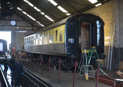 25501 coach at East Somerset Railway - Cranmore. &copy; AJax