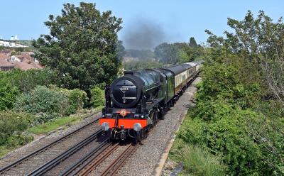 46100 steam at Portchester. &copy; Bestieboy