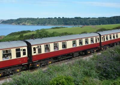 3125 coach at Dartmouth Steam Railway - Waterside. &copy; AJax
