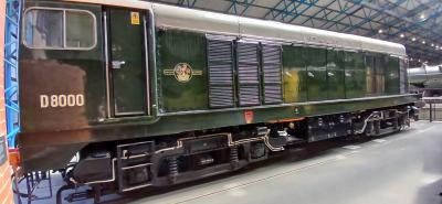 D8000 at York National Railway Museum. &copy; Geoff
