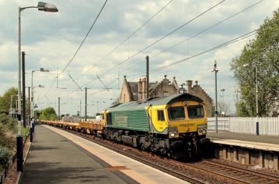 photo of 66420 at Kirknewton