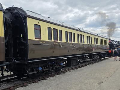 GWR6045 coach at Derby - The Greatest Gathering 2025. &copy; MikeMOL