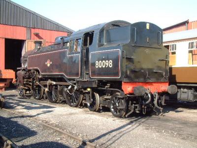 80098 STEAM at Churnet Valley Railway. &copy; Byron5574