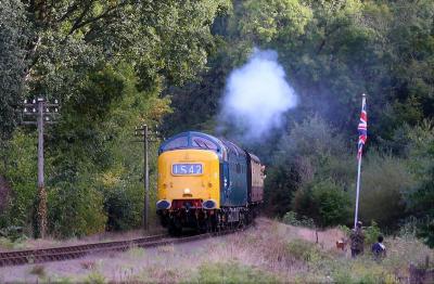 55009 at Severn Valley Railway - Highley. &copy; stevexos
