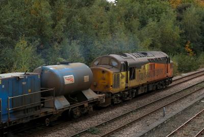 37099 at Knottingley. &copy; stevexos