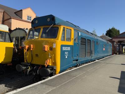 50035 at Severn Valley Railway - Kidderminster. &copy; AJax