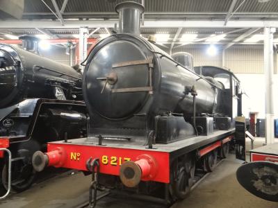 steam8217 at Barrow Hill. &copy; MJM