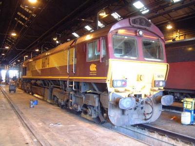 66174 at Motherwell TMD. &copy; Byron5574
