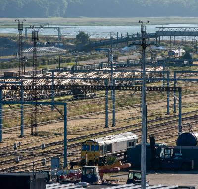 66547,66741 at Harwich Parkstone Quay. &copy; Shotts