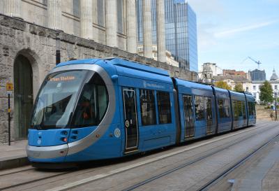 MM 41 at Town Hall (West Midlands Metro). &copy; AJax