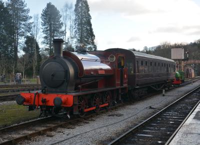 HE1589 steam at South Devon Railway - Buckfastleigh. &copy; AJax