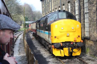 37409 at Keighley & Worth Valley Railway - Haworth depot. &copy; ConnorsRailPhotography