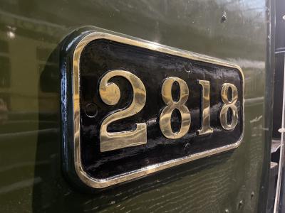 2818 steam at Swindon - STEAM - Museum of the Great Western Railway. &copy; AJax