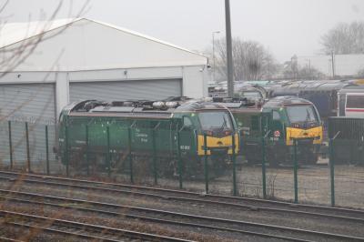 93002,93003 at Worksop HNRC Depot. &copy; ConnorsRailPhotography