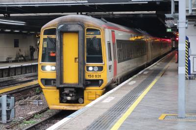 158831 at Birmingham New Street. &copy; Davejones12