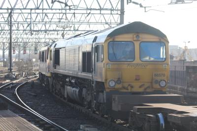 66570 at Manchester Piccadilly. &copy; ConnorsRailPhotography