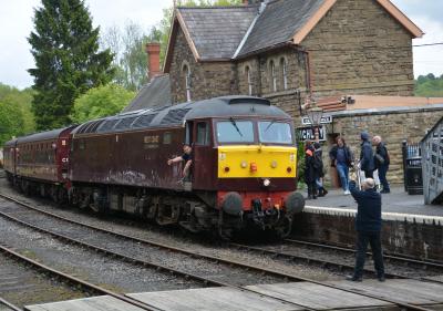 57010 at Severn Valley Railway - Highley. &copy; AJax