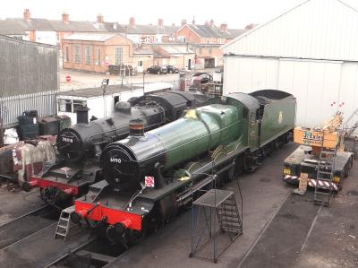 6990 steam at Great Central Railway - Loughborough. &copy; MJM