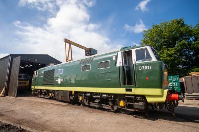 D7017 at West Somerset Railway - Williton. &copy; trainlogger