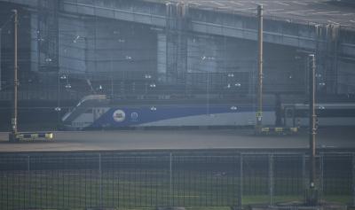 9707 at Cheriton Eurotunnel. &copy; MJM