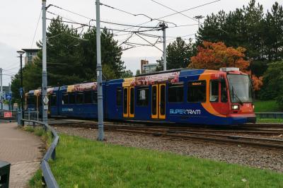 SYS 113 at Park Square Junction (Supertram). &copy; llamafish