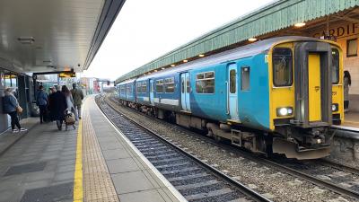 150251 at Cardiff Central. &copy; Harry Bennellick