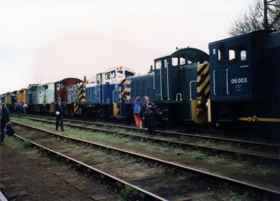 06003,07013,07012,D2310,D2324 at South Yorkshire Railway - Meadowhall. &copy; Kempydak