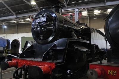 80079 steam at Barrow Hill Roundhouse. &copy; ConnorsRailPhotography
