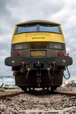 90042 at Crewe Basford Hall. &copy; Shotts