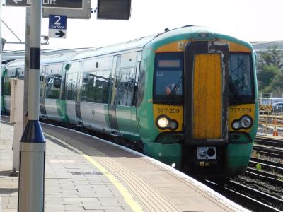 377209 at Fratton. &copy; Trainman5862