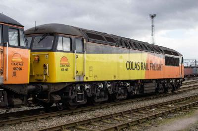 56105 at Crewe Basford Hall. &copy; Shotts