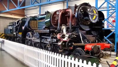 35029 steam at York National Railway Museum. &copy; Geoff