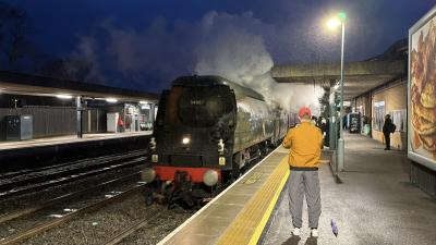 34067 steam at Oxford. &copy; Luivery