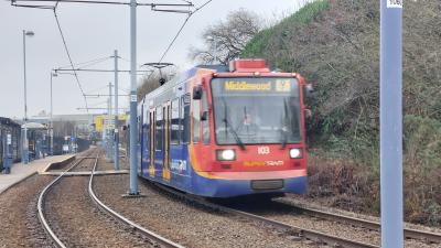 SYS 103 at Nunnery Square (Supertram). &copy; MemberOfThePublic