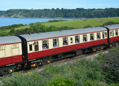 3122 coach at Dartmouth Steam Railway - Waterside. &copy; AJax