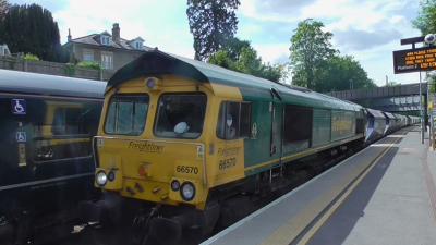 66570 at Keynsham. &copy; JM-Freightliner
