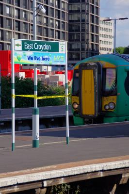 377448 at East Croydon. &copy; Shotts