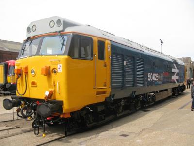 50026 at Eastleigh Works. &copy; Byron5574