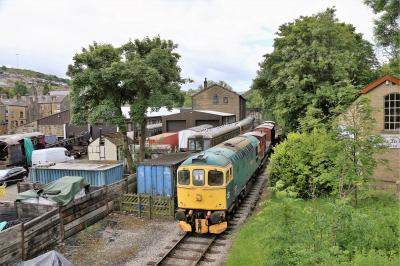 33202 at Keighley & Worth Valley Railway - Haworth. &copy; stevexos