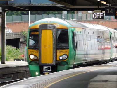 377413 at Clapham Junction. &copy; Trainman5862