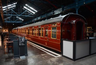LMS14241 coach at York National Railway Museum. &copy; AJax