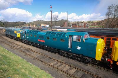 55019 at Barrow Hill. &copy; trainlogger