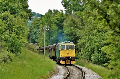 33202 at Keighley & Worth Valley Railway - Haworth. &copy; stevexos