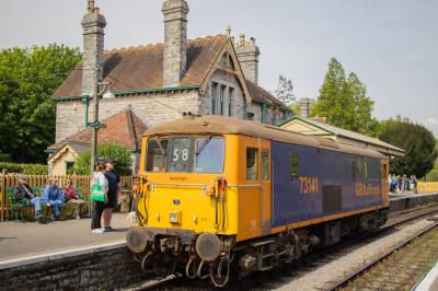 73141 at Swanage Railway - Corfe Castle. &copy; Zain