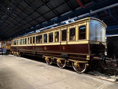 LNWR802 coach at York National Railway Museum. &copy; AJax