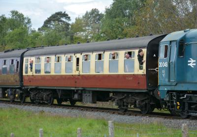 25498 coach at Severn Valley Railway - Rifle Range. &copy; AJax