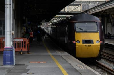 43366 at Exeter St Davids. &copy; Harry Bennellick