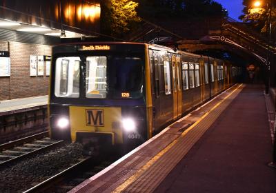 TW4047 at South Gosforth (Tyne & Wear Metro). &copy; MJM